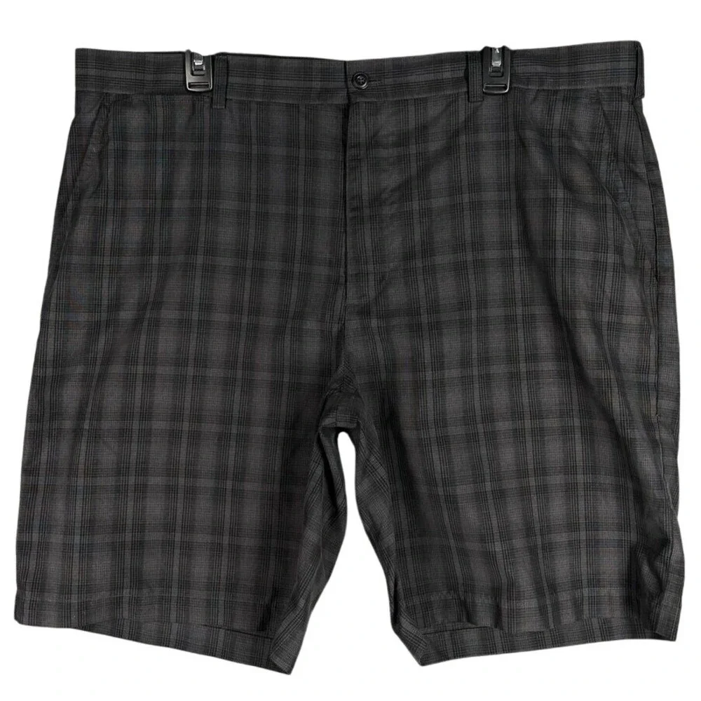 Ben Hogan Performance Bermuda Golf Shorts 40 Mens Plaid Casual‎ Relaxed Golfing
